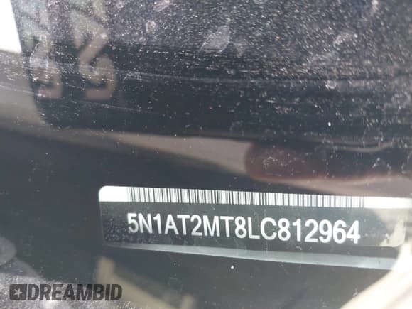 ✅ 2020 Nissan Rogue SL • VIN: 5N1AT2MT8LC812964 • Лот: 41877347. Опубликован ранее на IAAI с пробегом 92 359 миль. Бесплатный доступ к архиву аукционных продаж из США и подробный отчёт об истории автомобиля на DreamBid. Изображение 9.