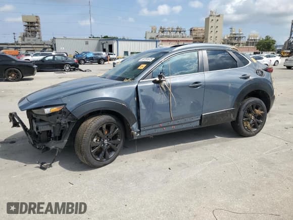 ✅ 2023 Mazda CX-30 S Carbon Edition • VIN: 3MVDMBCM7PM529161 • Lot: 58791675. Wystawiony na Copart z przebiegiem Nie podano. Bezpłatny archiwum sprzedaży aukcyjnych z USA i szczegółowy raport historii pojazdu na DreamBid. Zdjęcie 1.