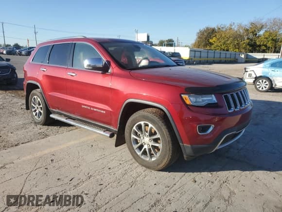✅ 2014 Jeep Grand Cherokee Limited • VIN: 1C4RJFBM7EC521634 • Лот: 91701005. Опубликован ранее на Copart с пробегом 120 620 миль. Бесплатный доступ к архиву аукционных продаж из США и подробный отчёт об истории автомобиля на DreamBid. Изображение 4.