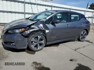 ✅ 2018 Nissan LEAF S • VIN: 1N4AZ1CPXJC314804 • Лот: 54184945. Опубликован ранее на Copart с пробегом 80 778 миль. Бесплатный доступ к архиву аукционных продаж из США и подробный отчёт об истории автомобиля на DreamBid. Изображение 1.