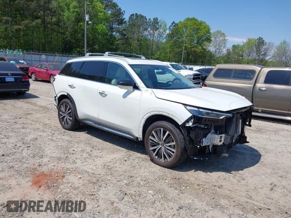 ✅ 2023 Infiniti QX60 Sensory • VIN: 5N1DL1GS4PC362410 • Лот: 41966872. Опубликован ранее на IAAI с пробегом 27 142 миль. Бесплатный доступ к архиву аукционных продаж из США и подробный отчёт об истории автомобиля на DreamBid. Изображение 1.