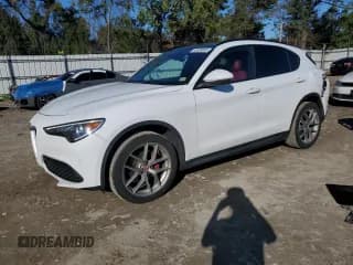 ✅ 2018 Alfa Romeo Stelvio Ti Sport • VIN: ZASFAKNN2J7C02250 • Lot: 82338085. Listed on Copart with 156,426 mi. Free auction sales archive from the USA and detailed vehicle history report at DreamBid. Image 1.