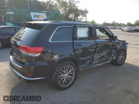 ✅ 2018 Jeep Grand Cherokee Summit • VIN: 1C4RJFJGXJC207479 • Lot: 64930235. Listed on Copart with Not provided. Free auction sales archive from the USA and detailed vehicle history report at DreamBid. Image 3.