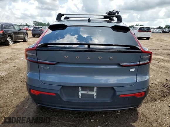 ✅ 2023 Volvo C40 Ultimate • VIN: YV4ED3GM1P2040197 • Lot: 65856905. Listed on Copart with Not provided. Free auction sales archive from the USA and detailed vehicle history report at DreamBid. Image 6.