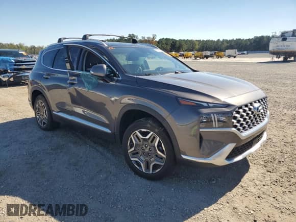 2022 Hyundai Santa Fe Limited with VIN KM8S5DA11NU036705, listed as a Copart auction lot 82473775 with 43,162 mi miles and Salvage title. Bid and sale history available at DreamBid. Image 4.