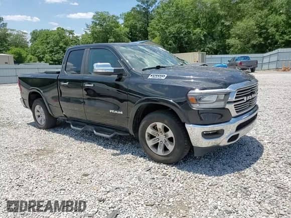 2020 Ram 1500 Laramie with VIN 1C6RREDT9LN294754, listed as a Copart auction lot 60804234 with 57,595 mi miles and Salvage title. Bid and sale history available at DreamBid. Image 11.