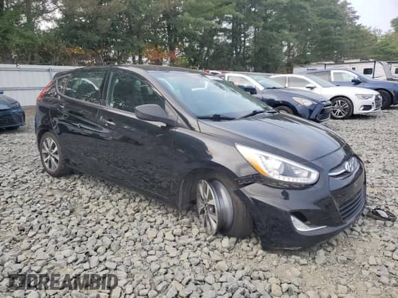 2017 Hyundai Accent Sport with VIN KMHCU5AE5HU332900, listed as a Copart auction lot 67686695 with 85,627 mi miles and Salvage title. Bid and sale history available at DreamBid. Image 4.