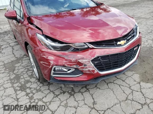 ✅ 2017 Chevrolet Cruze Premier • VIN: 1G1BF5SM5H7181614 • Lot: 53763492. Listed on Copart with 50,761 mi. Free auction sales archive from the USA and detailed vehicle history report at DreamBid. Image 9.