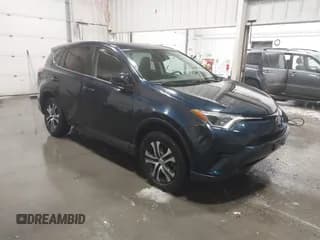 ✅ 2018 Toyota RAV4 LE • VIN: 2T3BFREV6JW767297 • Lot: 43736278. Listed on IAAI with 99,323 mi. Free auction sales archive from the USA and detailed vehicle history report at DreamBid. Image 1.