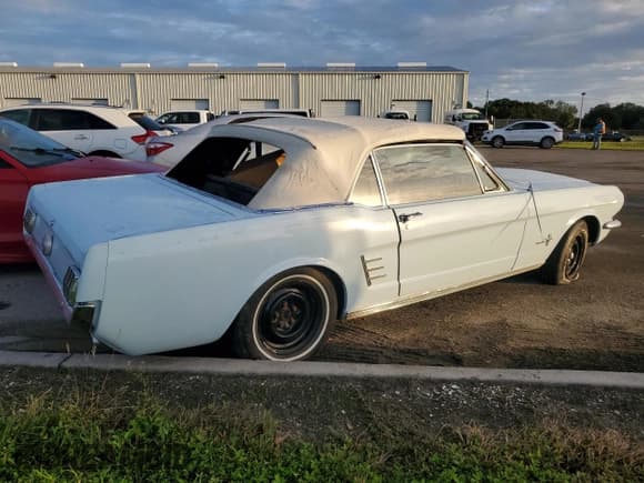 ✅ 1966 Ford Mustang • VIN: 6T08T115401 • Лот: 74606994. Опубликован ранее на Copart с пробегом 42 617 миль. Бесплатный доступ к архиву аукционных продаж из США и подробный отчёт об истории автомобиля на DreamBid. Изображение 3.