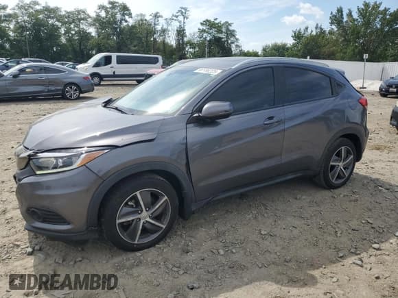 ✅ 2022 Honda HR-V EX • VIN: 3CZRU5H56NM715128 • Лот: 80556225. Опубликован ранее на Copart с пробегом 84 781 миль. Бесплатный доступ к архиву аукционных продаж из США и подробный отчёт об истории автомобиля на DreamBid. Изображение 1.