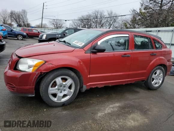 2008 Dodge Caliber SE z VIN 1B3HB28C58D776315, wystawiony jako Copart lot #52914815 z przebiegiem 118 407 mil mil oraz Szkoda całkowita • Salvage title. Historia ofert i sprzedaży dostępna na DreamBid. Obrazek 1.