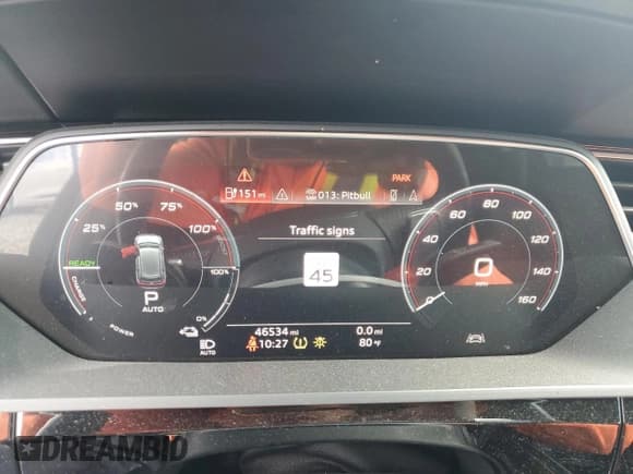 ✅ 2019 Audi e-tron Premium Plus • VIN: WA1LAAGE8KB024694 • Lot: 54429195. Listed on Copart with 46,534 mi. Free auction sales archive from the USA and detailed vehicle history report at DreamBid. Image 9.