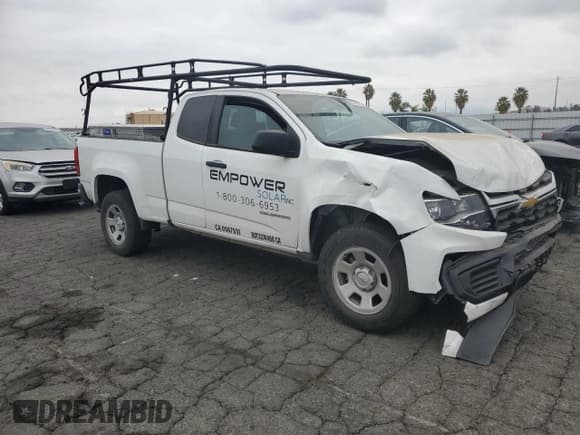 ✅ 2022 Chevrolet Colorado 2WD Work Truck • VIN: 1GCHSBEA4N1262616 • Lot: 84366905. Listed on Copart with 78,822 mi. Free auction sales archive from the USA and detailed vehicle history report at DreamBid. Image 4.