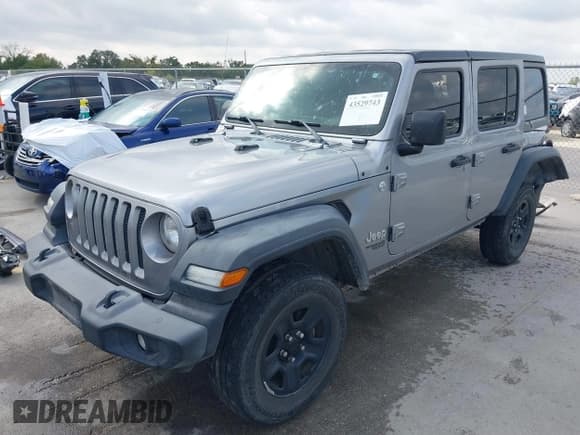 ✅ 2018 Jeep Wrangler Unlimited Sport S • VIN: 1C4HJXDG6JW267464 • Lot: 43529743. Listed on IAAI with 119,923 mi. Free auction sales archive from the USA and detailed vehicle history report at DreamBid. Image 17.