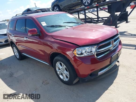 ✅ 2013 Dodge Durango Crew • VIN: 1C4SDJDT5DC565632 • Lot: 43414719. Listed on IAAI with 130,151 mi. Free auction sales archive from the USA and detailed vehicle history report at DreamBid. Image 1.