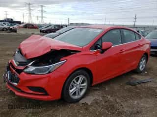 2017 Chevrolet Cruze LT z VIN 1G1BE5SM8H7261492, wystawiony jako Copart lot #69972382 z przebiegiem Nie podano mil oraz . Historia ofert i sprzedaży dostępna na DreamBid. Obrazek 1.