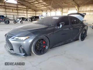 ✅ 2024 Lexus IS 350 F Sport • VIN: JTHGZ1B28R5077707 • Lot: 84012715. Listed on Copart with 23,851 mi. Free auction sales archive from the USA and detailed vehicle history report at DreamBid. Image 1.