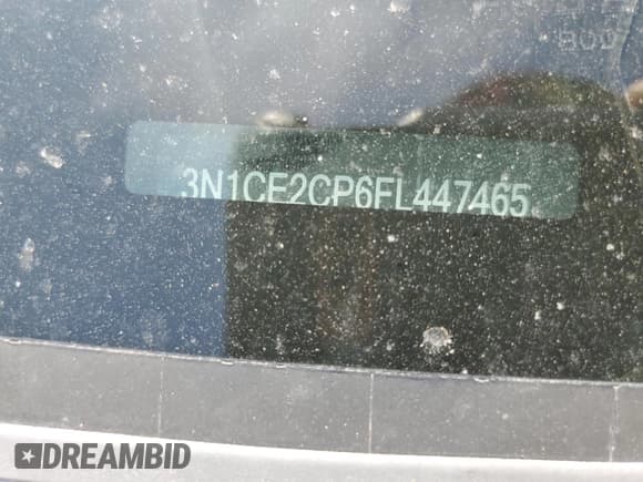 ✅ 2015 Nissan Note S • VIN: 3N1CE2CP6FL447465 • Lot: 59605545. Listed on Copart with 78,380 mi. Free auction sales archive from the USA and detailed vehicle history report at DreamBid. Image 13.