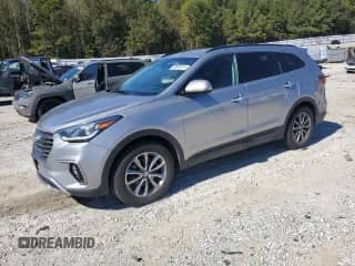 2017 Hyundai Santa Fe SE z VIN KM8SNDHF8HU236308, wystawiony jako Copart lot #89649915 z przebiegiem 104 821 mil mil oraz Czysty tytuł • Clean title. Historia ofert i sprzedaży dostępna na DreamBid. Obrazek 1.