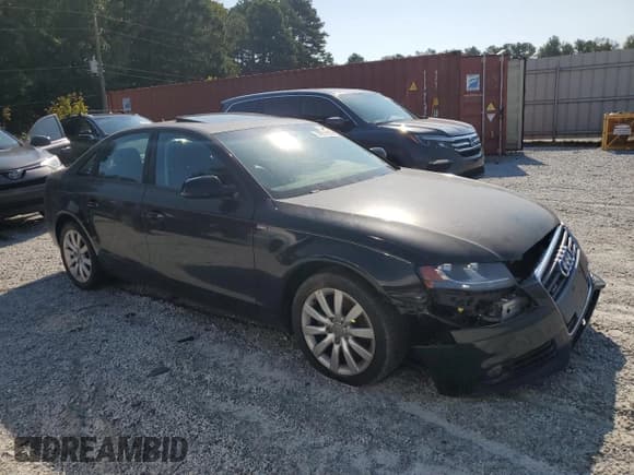 ✅ 2012 Audi A4 Premium • VIN: WAUBFAFL1CN011219 • Lot: 82017975. Listed on Copart with 97,333 mi. Free auction sales archive from the USA and detailed vehicle history report at DreamBid. Image 4.