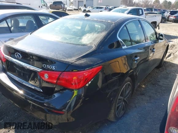 ✅ 2017 Infiniti Q50 Premium • VIN: JN1EV7AR9HM830576 • Lot: 41427373. Listed on IAAI with 98,841 mi. Free auction sales archive from the USA and detailed vehicle history report at DreamBid. Image 4.