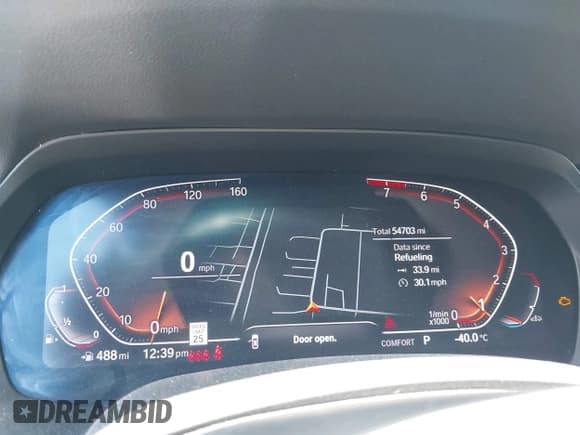 ✅ 2020 BMW X5 sDrive40i • VIN: 5UXCR4C05L9B38334 • Lot: 42537260. Wystawiony na IAAI z przebiegiem 54 703 mil. Bezpłatny archiwum sprzedaży aukcyjnych z USA i szczegółowy raport historii pojazdu na DreamBid. Zdjęcie 7.