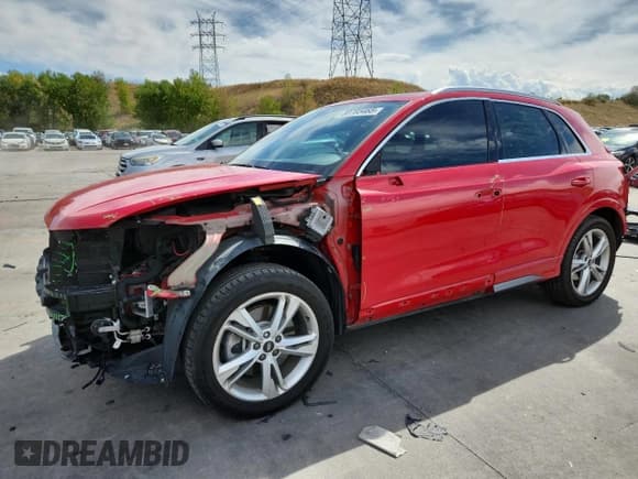 ✅ 2023 Audi Q3 S line Premium Plus • VIN: WA1EEDF37P1016890 • Lot: 80785465. Wystawiony na Copart z przebiegiem 29 234 mil. Bezpłatny archiwum sprzedaży aukcyjnych z USA i szczegółowy raport historii pojazdu na DreamBid. Zdjęcie 1.