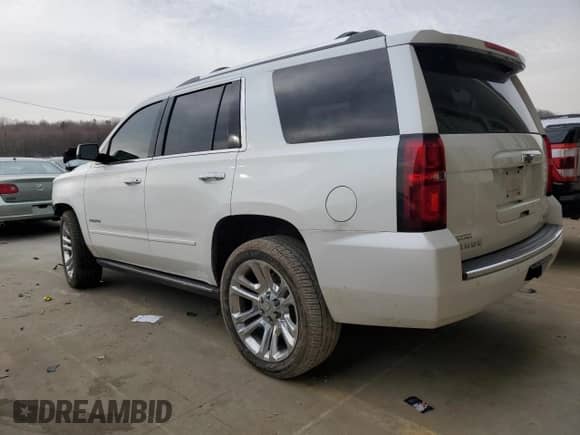 2020 Chevrolet Tahoe Premier z VIN 1GNSKCKJ7LR307957, wystawiony jako Copart lot #49585705 z przebiegiem 116 139 mil mil oraz Szkoda całkowita • Salvage title. Historia ofert i sprzedaży dostępna na DreamBid. Obrazek 2.