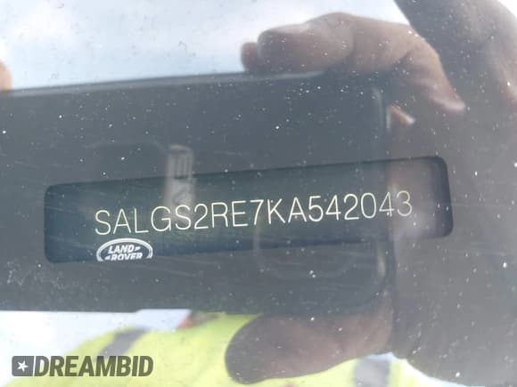 ✅ 2019 Land Rover Range Rover • VIN: SALGS2RE7KA542043 • Lot: 41091478. Listed on IAAI with 39,073 mi. Free auction sales archive from the USA and detailed vehicle history report at DreamBid. Image 9.