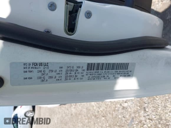 ✅ 2016 Dodge Journey Crossroad • VIN: 3C4PDCGG9GT181880 • Лот: 42581965. Опубликован ранее на IAAI с пробегом 91 527 миль. Бесплатный доступ к архиву аукционных продаж из США и подробный отчёт об истории автомобиля на DreamBid. Изображение 9.