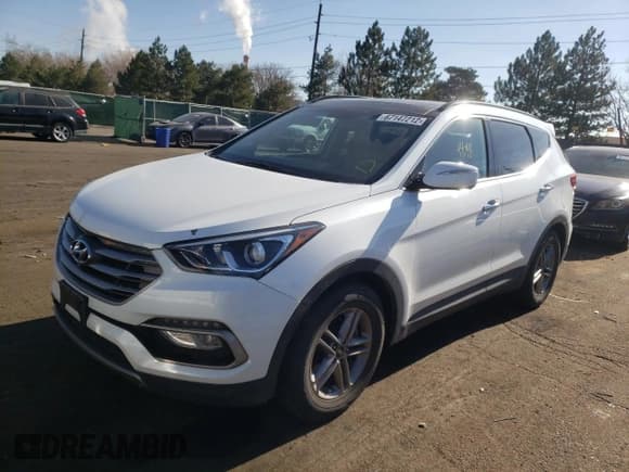 ✅ 2017 Hyundai Santa Fe 2.4L • VIN: 5NMZUDLB6HH033497 • Лот: 67147212. Опубликован ранее на Copart с пробегом 44 048 миль. Бесплатный доступ к архиву аукционных продаж из США и подробный отчёт об истории автомобиля на DreamBid. Изображение 2.