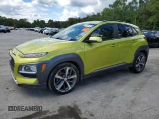 ✅ 2019 Hyundai Kona Limited • VIN: KM8K3CA55KU253012 • Лот: 70135975. Опубликован ранее на Copart с пробегом 96 663 миль. Бесплатный доступ к архиву аукционных продаж из США и подробный отчёт об истории автомобиля на DreamBid. Изображение 1.