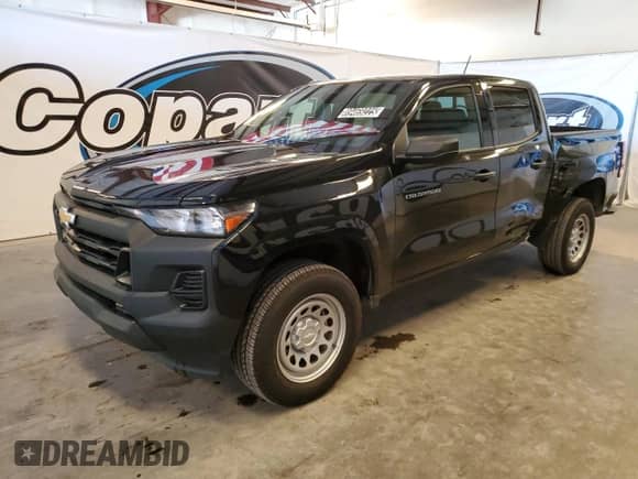 2025 Chevrolet Colorado 2WD Work Truck with VIN 1GCPSBEK4S1156232, listed as a Copart auction lot 89469225 with 15,629 mi miles and Clean title. Bid and sale history available at DreamBid. Image 1.