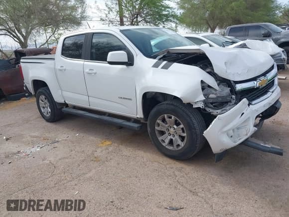 ✅ 2020 Chevrolet Colorado 2WD LT • VIN: 1GCGSCEN0L1124654 • Lot: 42248002. Listed on IAAI with 76,223 mi. Free auction sales archive from the USA and detailed vehicle history report at DreamBid. Image 1.