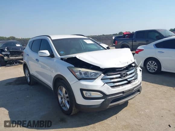 2014 Hyundai Santa Fe with VIN 5XYZU3LA7EG183450, listed as a IAAI auction lot 43218232 with 102,132 mi miles and . Bid and sale history available at DreamBid. Image 1.