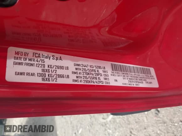 ✅ 2015 Ram ProMaster City Cargo Tradesman • VIN: ZFBERFAT8F6A44511 • Лот: 43219250. Опубликован ранее на IAAI с пробегом 106 484 миль. Бесплатный доступ к архиву аукционных продаж из США и подробный отчёт об истории автомобиля на DreamBid. Изображение 9.