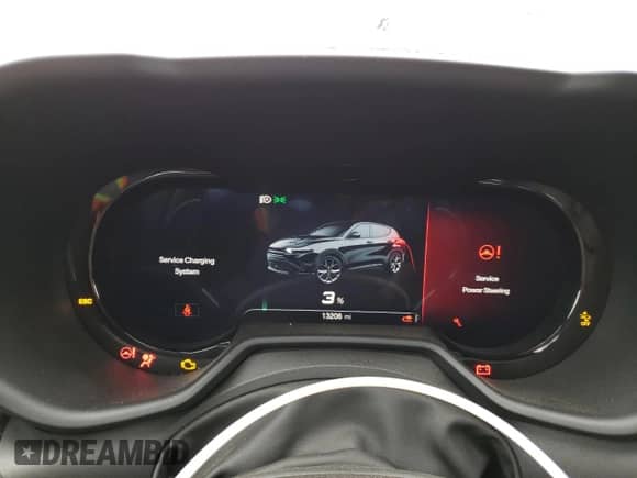 2024 Dodge Hornet R/T with VIN ZACPDFCW8R3A30500, listed as a Copart auction lot 47810855 with 13,206 mi miles and Non repairable. Bid and sale history available at DreamBid. Image 9.