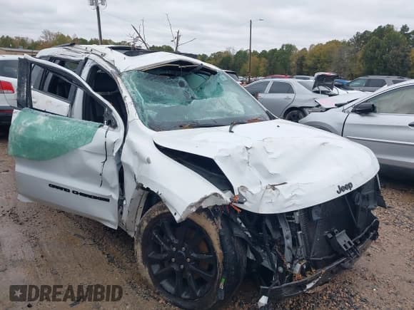 ✅ 2021 Jeep Grand Cherokee Laredo X • VIN: 1C4RJFAG7MC854569 • Lot: 43526228. Listed on IAAI with 52,442 mi. Free auction sales archive from the USA and detailed vehicle history report at DreamBid. Image 1.