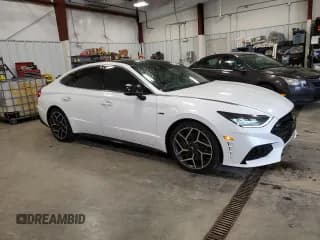 ✅ 2021 Hyundai Sonata N Line • VIN: 5NPEK4JC0MH117263 • Лот: 87054885. Опубликован ранее на Copart с пробегом 30 271 миль. Бесплатный доступ к архиву аукционных продаж из США и подробный отчёт об истории автомобиля на DreamBid. Изображение 4.