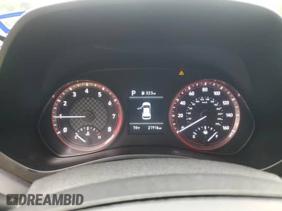 2021 Hyundai Veloster 2.0 with VIN KMHTG6AFXMU032611, listed as a Copart auction lot 72994204 with 21,916 mi miles and Salvage title. Bid and sale history available at DreamBid. Image 9.