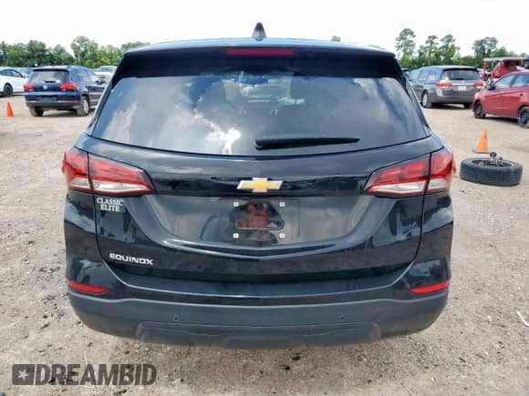 2024 Chevrolet Equinox LS with VIN 3GNAXHEG8RL145797, listed as a Copart auction lot 64265655 with 34,841 mi miles and Salvage title. Bid and sale history available at DreamBid. Image 6.