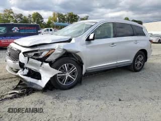 ✅ 2019 Infiniti QX60 Luxe • VIN: 5N1DL0MM0KC508696 • Lot: 84230635. Listed on Copart with 84,900 mi. Free auction sales archive from the USA and detailed vehicle history report at DreamBid. Image 1.