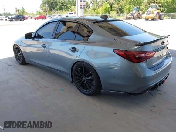 ✅ 2018 Infiniti Q50 Luxe • VIN: JN1EV7AP2JM365496 • Lot: 42279328. Listed on IAAI with 69,104 mi. Free auction sales archive from the USA and detailed vehicle history report at DreamBid. Image 3.