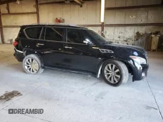 ✅ 2014 Infiniti QX80 • VIN: JN8AZ2NE2E9062470 • Lot: 84763985. Listed on Copart with Not provided. Free auction sales archive from the USA and detailed vehicle history report at DreamBid. Image 4.