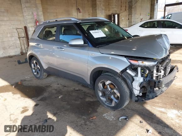 ✅ 2022 Hyundai Venue Limited • VIN: KMHRC8A37NU199579 • Lot: 41886674. Listed on IAAI with 36,484 mi. Free auction sales archive from the USA and detailed vehicle history report at DreamBid. Image 1.