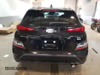 2022 Hyundai Kona N Line z VIN KM8K3CA36NU855596, wystawiony jako Copart lot #63044143 z przebiegiem 1 368 mil mil oraz . Historia ofert i sprzedaży dostępna na DreamBid. Obrazek 6.