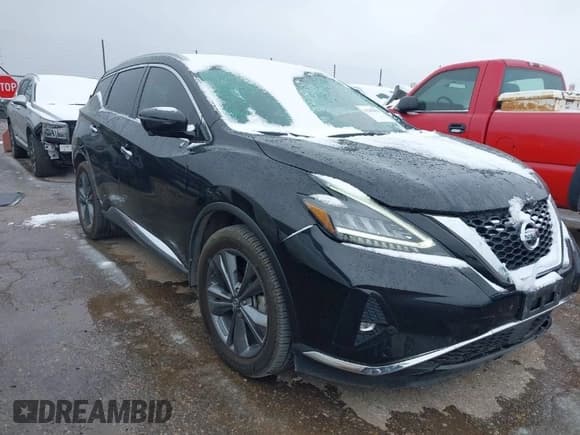✅ 2022 Nissan Murano Platinum • VIN: 5N1AZ2DS8NC125847 • Lot: 41283058. Listed on IAAI with 42,550 mi. Free auction sales archive from the USA and detailed vehicle history report at DreamBid. Image 1.