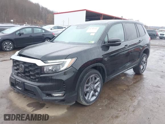 ✅ 2023 Honda Passport EX-L • VIN: 5FNYF8H56PB024816 • Лот: 41785311. Опубликован ранее на IAAI с пробегом 31 604 миль. Бесплатный доступ к архиву аукционных продаж из США и подробный отчёт об истории автомобиля на DreamBid. Изображение 2.