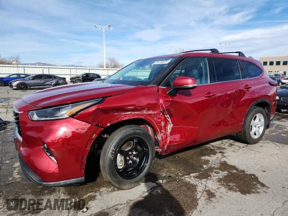 ✅ 2021 Toyota Highlander LE • VIN: 5TDBZRBH3MS534294 • Lot: 91676525. Listed on Copart with 37,707 mi. Free auction sales archive from the USA and detailed vehicle history report at DreamBid. Image 1.
